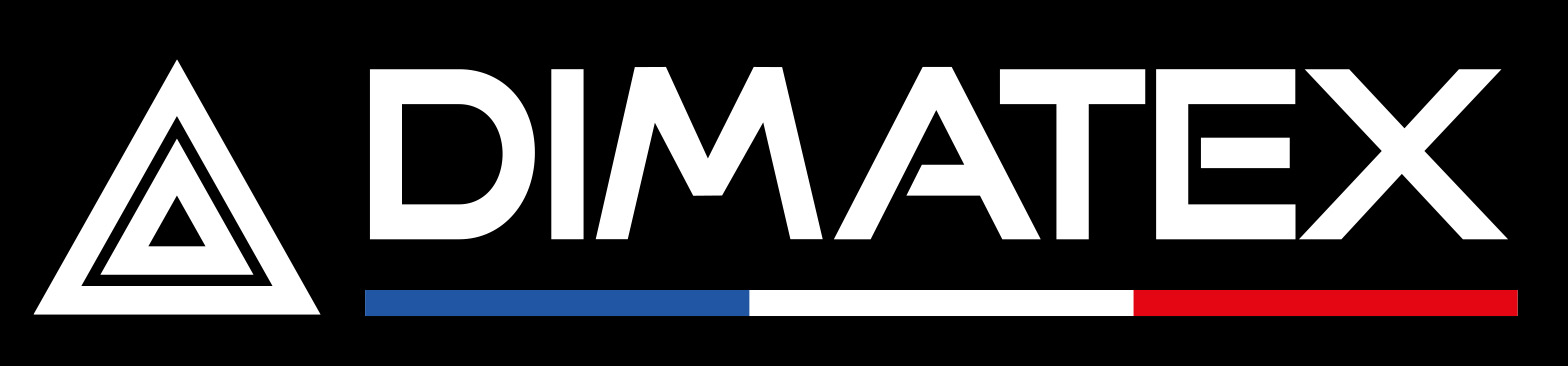 Logo BLANC DIMATEX fond noir